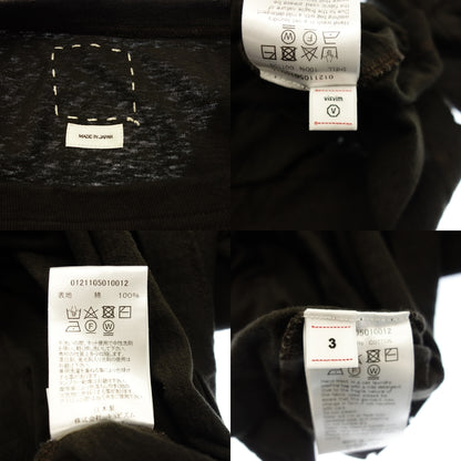 状况良好 ◆Visvim 21SS 短袖 T 恤 JUMBO TEE 男式黑色 3 码 VISVIM [AFB11] 