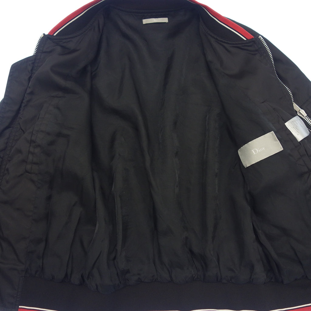 Good Condition◆Dior Blouson Bomber Jacket 17AW Nylon Men's Black Size 46 733C408A3962 DIOR [AFB41] 