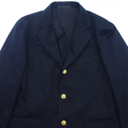 Good Condition◆DC White Tailored Jacket Blazer Navy Blurred Gold Button Cotton Men's Navy 48 DC WHITE [AFB16] 