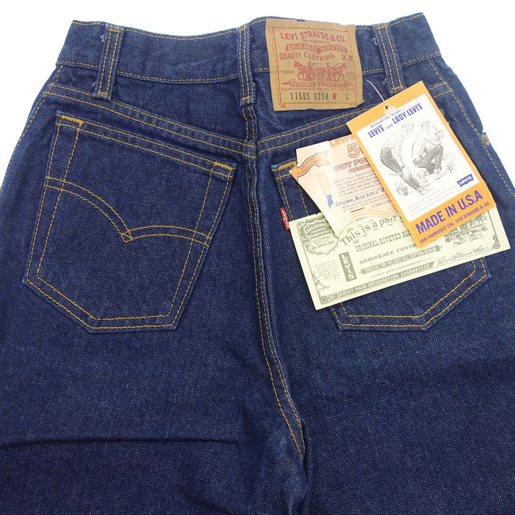 未使用 ◆ Levi's 牛仔裤 后背 544 1998 年 12 月制造 美国制造 带闪光器 滞销商品 LEVI'S [AFB20] 