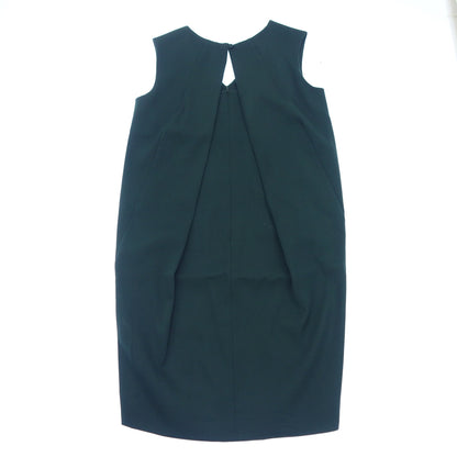 Good Condition◆FLICKA Sleeveless Pattern Dress Wool Women's Green Size 1 FL-050P-15AW FLICKA [AFB17] 