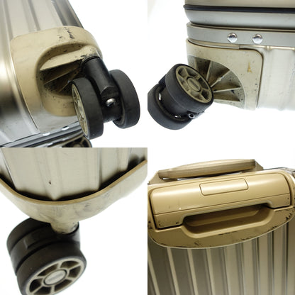 中古◆リモワ キャリーケース スーツケース トパーズ TOPAS TITANIUM CABIN 35L RIMOWA【】