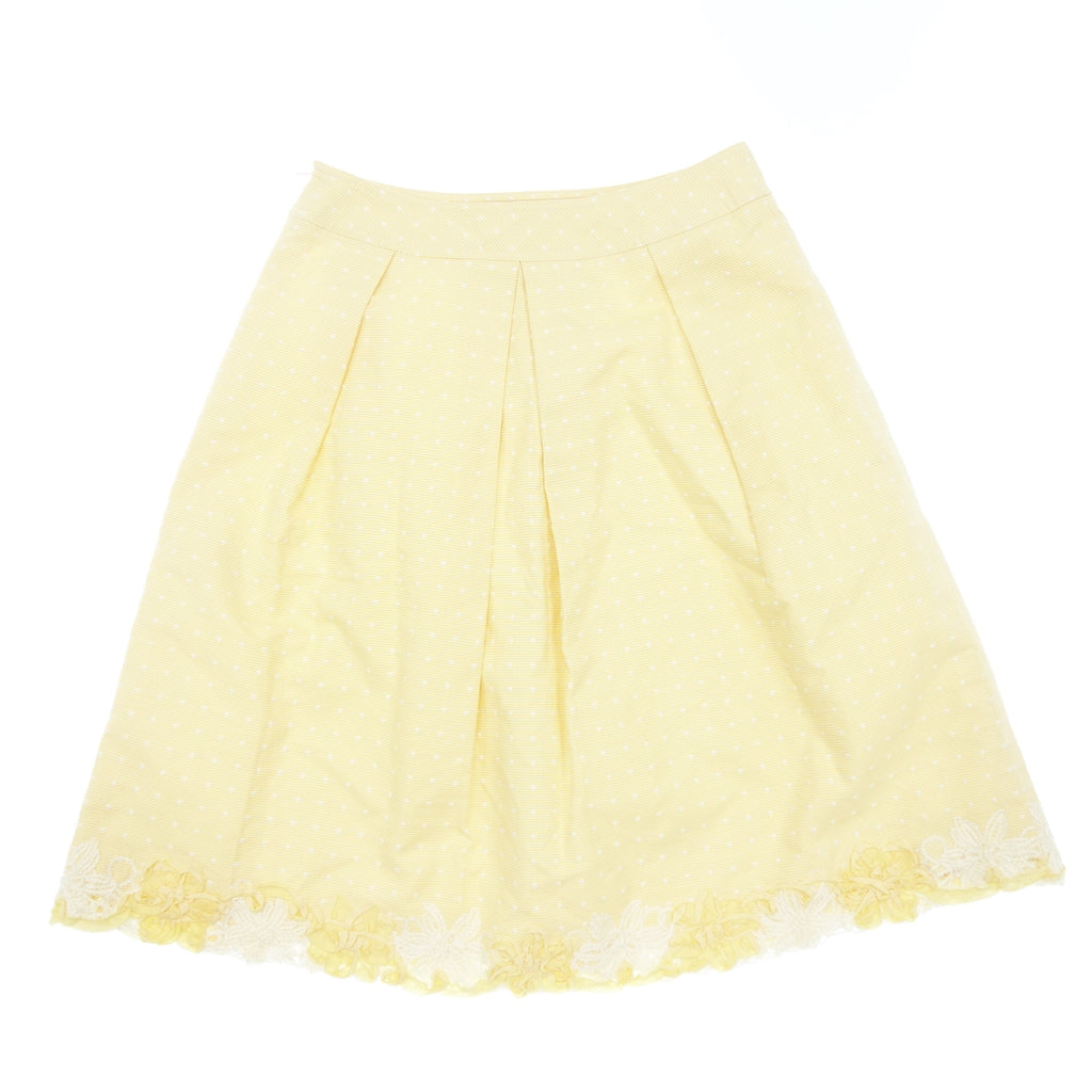 Very beautiful item ◆ Rene Skirt Women's Yellow Size 36 Rene [AFB12] 