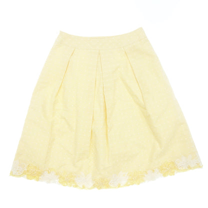 Very beautiful item ◆ Rene Skirt Women's Yellow Size 36 Rene [AFB12] 