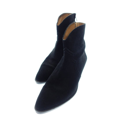 Good condition ◆ Isabel Marant boots zip up suede men's black 41 ISABEL MARANT [AFC45] 