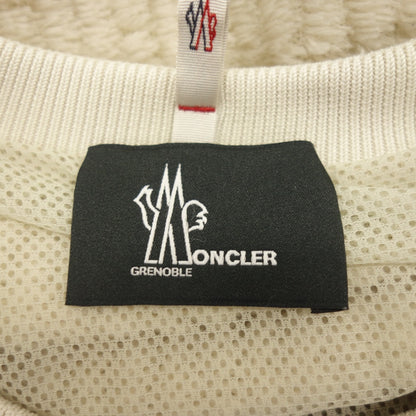 美品◆モンクレール グルノーブル フリース スウェット MAGLIA GIROCOLLO 23AW メンズ ベージュ系 サイズM MONCLER GRENOBLE【AFB34】