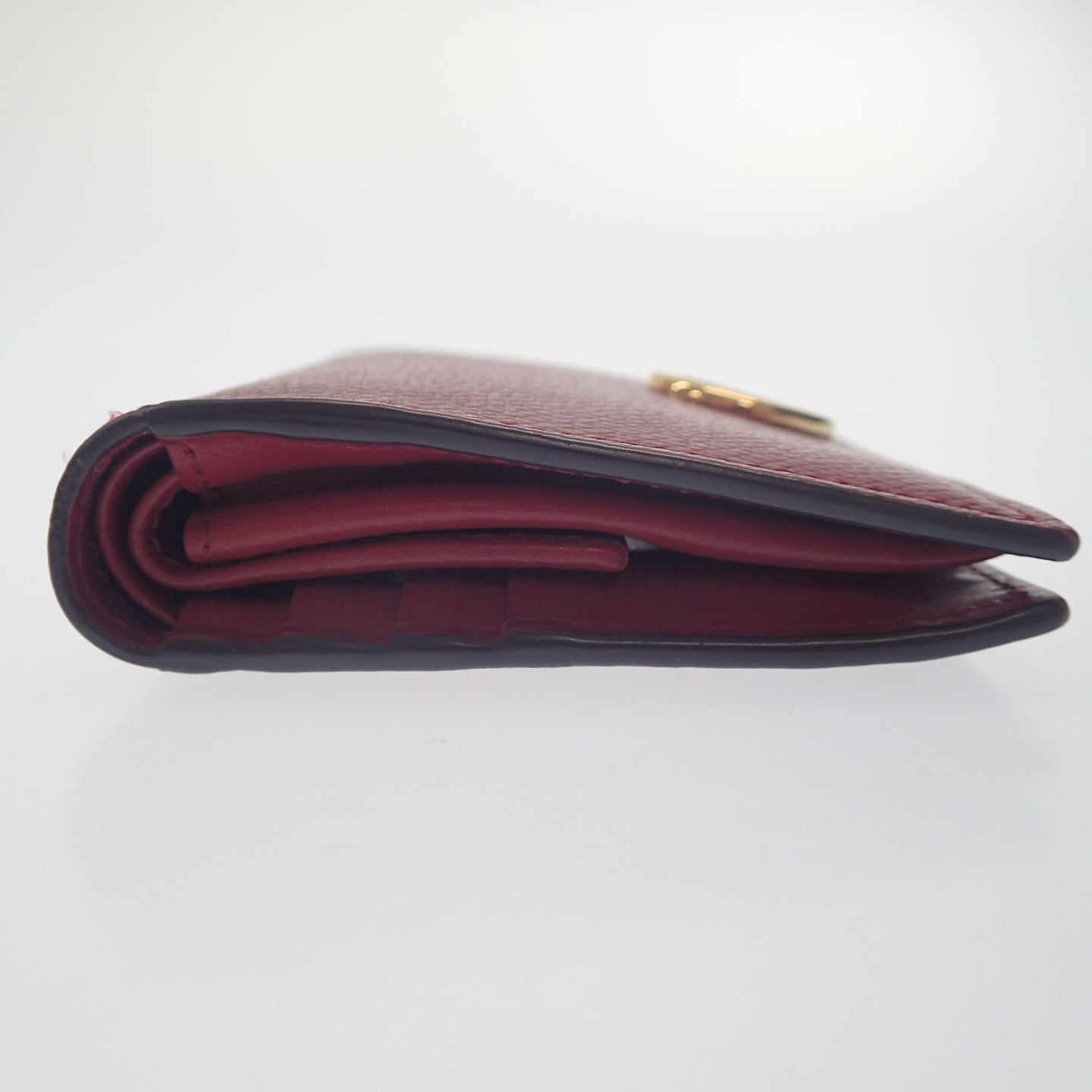 FENDI Wallet F's Compact Wallet Red FENDI [AFI1] [Used] 