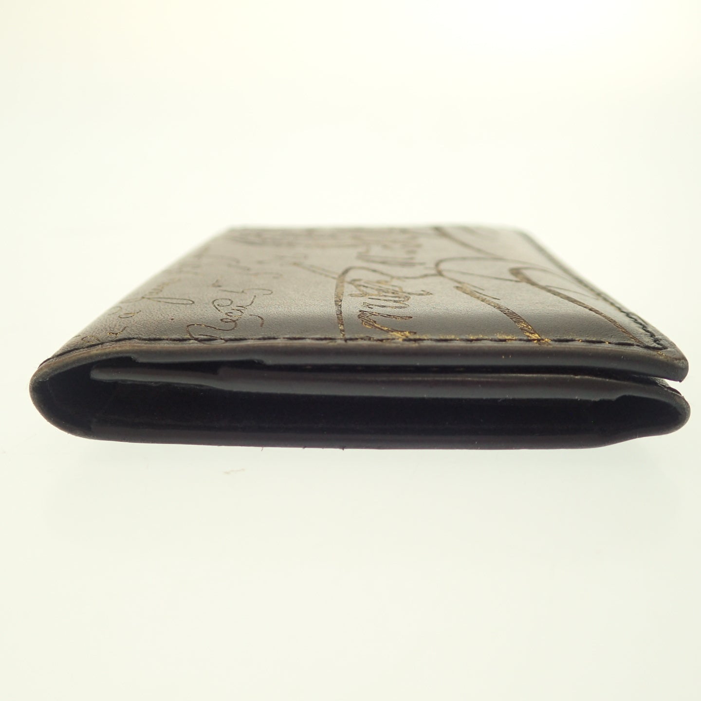 中古◆ベルルッティ カードケース ゴールデンパティーヌ カリグラフィ Berluti【AFI4】