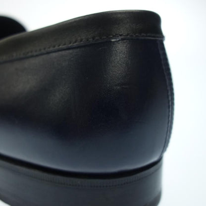 Good condition◆JM Weston coin loafer combination 180 5.5D men's black navy JMWESTON [LA] 