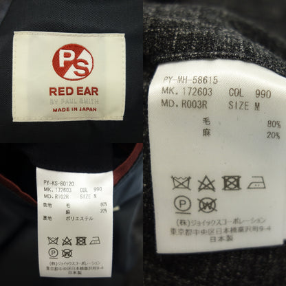 品相良好◆Paul Smith 红耳套装 3B 棉麻男式灰色 M 号 Paul Smith 红耳 [AFB30] 