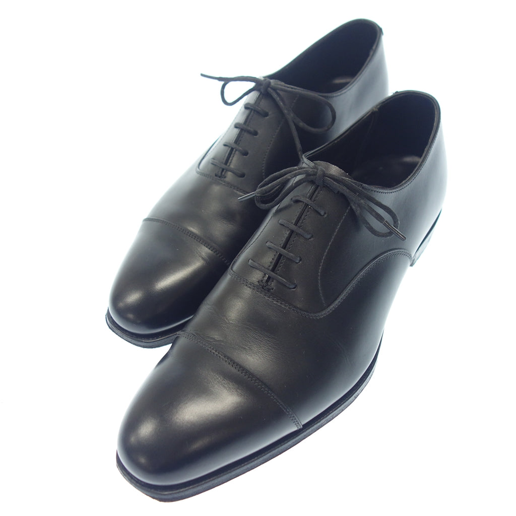 美品◆クロケット＆ジョーンズ ストレートチップ レザーシューズ オードリー3 メンズ ブラック サイズ7E Crockett&Jones AUDLEY3【LA】