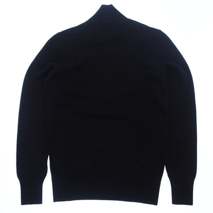 Good condition◆Hermes turtleneck knit cashmere black ladies 38 HERMES [AFB37] 