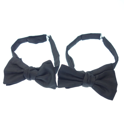 Used ◆ Gucci bow tie 3 piece set 375988 Black &amp; Navy GUCCI [AFI20] 