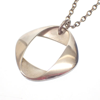 Georg Jensen Necklace Twist SV925 Silver Box Georg Jensen [AFI15] [Used] 