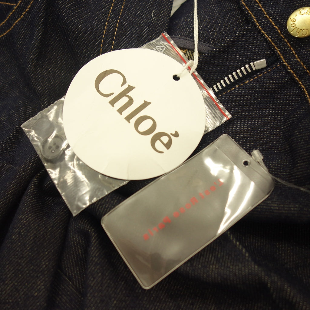 Very good condition◆Chloe Denim 1APA22-1A048 Bell Bottom Patch Ladies Indigo Size 36 Chloe [AFB34] 