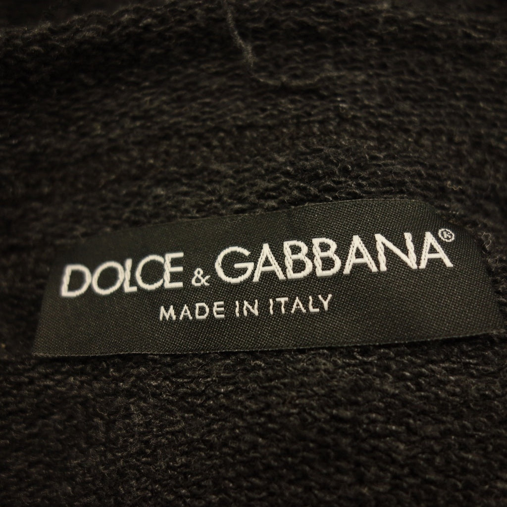 Dolce & Gabbana ブラックパーカー 46サイズ 中古◇ドルチェ&ガッバーナ パーカー ダメージ加工 メンズ
