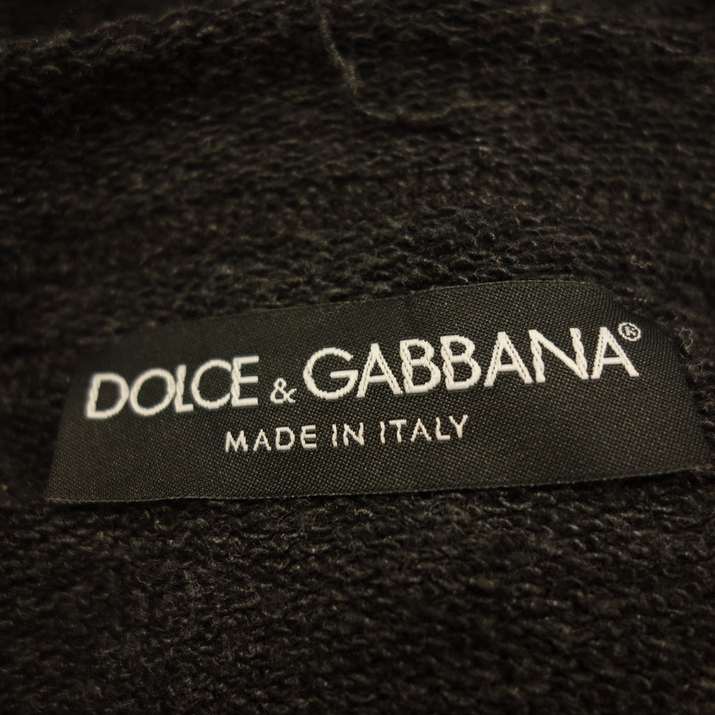 二手 Dolce &amp; Gabbana 仿旧男士黑色派克大衣 46 码 DOLCE &amp; GABBANA [AFB7] 