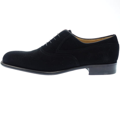 Very good condition ◆ Testoni lace up leather shoes suede leather men's 8.5 black a.testoni [AFD3] 