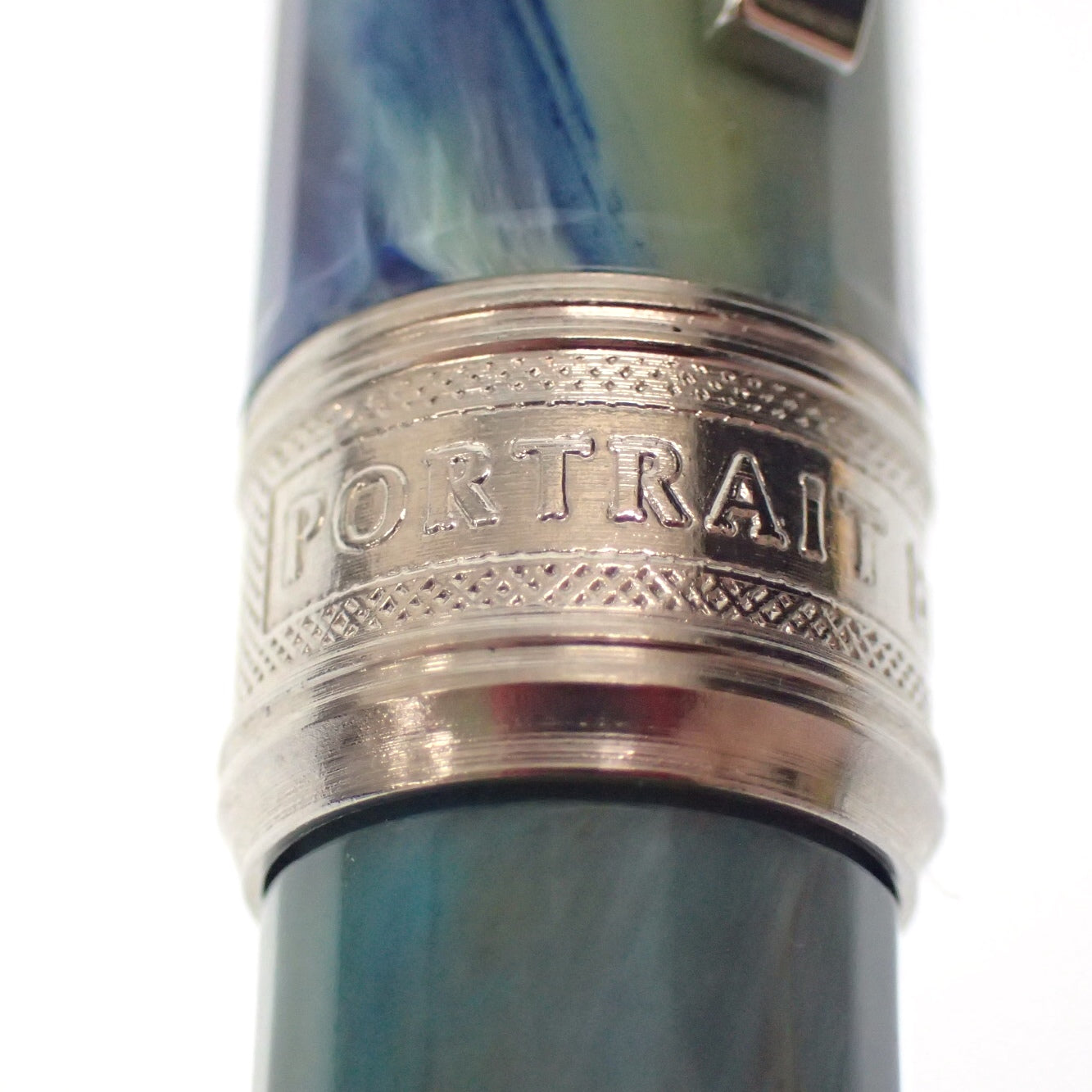 新品同様◆ビスコンティ ボールペン ヴァン ゴッホ 自画像 PORTRAIT BLU 青系 箱付き VISCONTI【AFI18】