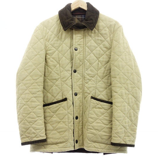 バブアー コットン キルティング ジャケット EQUESTRIAN QUILT JACKET メンズ ベージュ XS Barbour【AFA4】【中古】