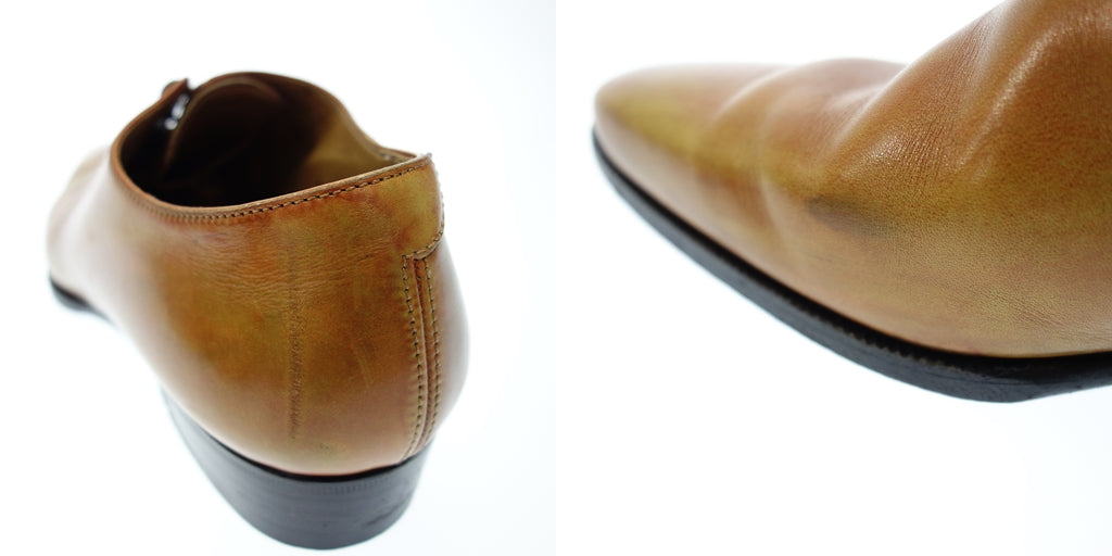 Good condition ◆ Berluti Whole Cut Shoes Piercing Collection Tiger Patine Hand Dyed Men's 5 Brown BERLUTI [AFD3] 