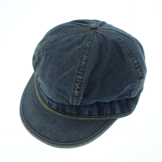 双 RRL Casquette 牛仔布加工蓝色 L RRL [AFI22] [二手] 