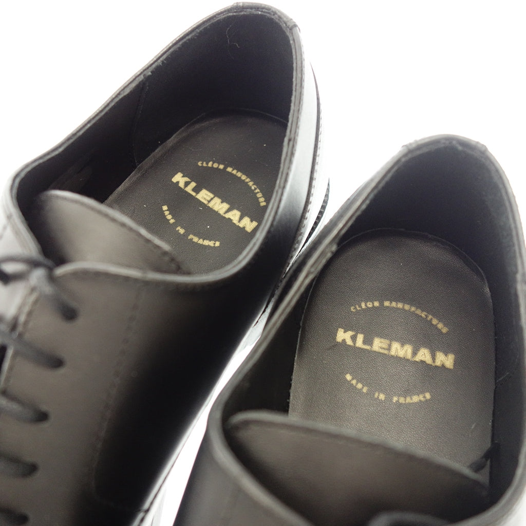 Like new ◆ Cleman U-tip shoes leather men's 42 black KLEMAN [AFD6] 