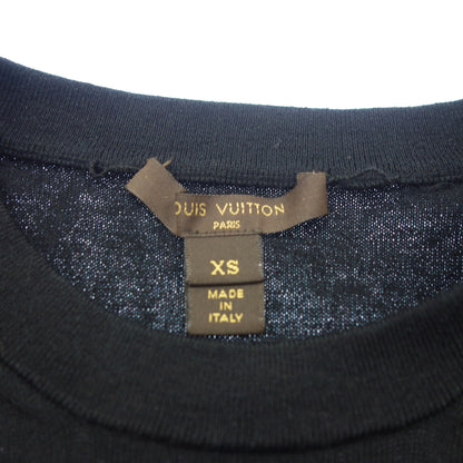 Good condition ◆Louis Vuitton T-shirt 13SS Collar Bijoux Cotton Ladies Black Size XS LOUIS VUITTON [AFB3] 