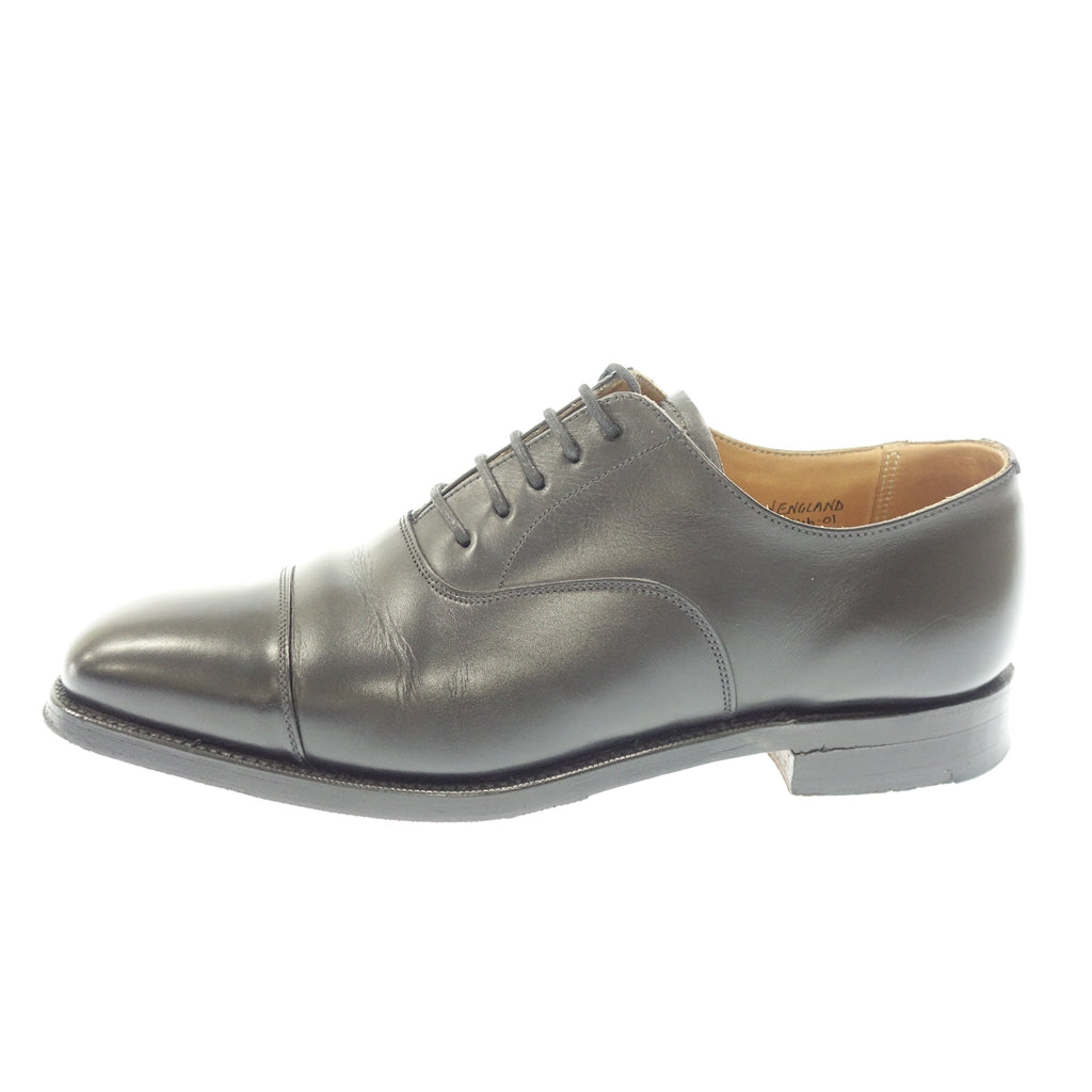 品相良好◆Grenson 皮鞋 London Straight Tip 22346 男式 6F 黑色 Grenson LONDON [AFC19] 