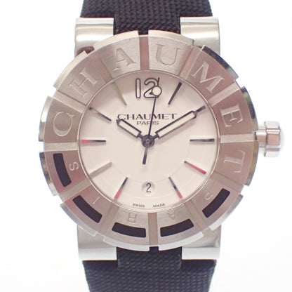 ショーメ 腕時計 クラスワン W1722H-35A 文字盤白 シルバー 箱付き CHAUMET【AFI19】【中古】