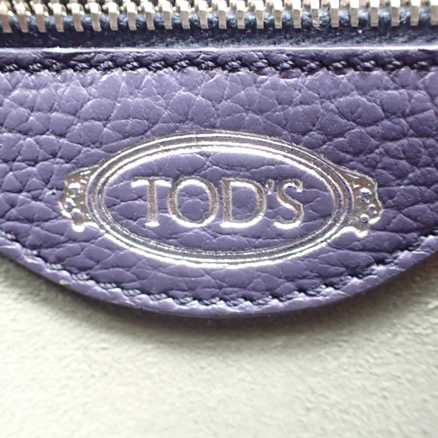 TOD'S tote bag grained leather TOD'S [AFE8] [Used] 