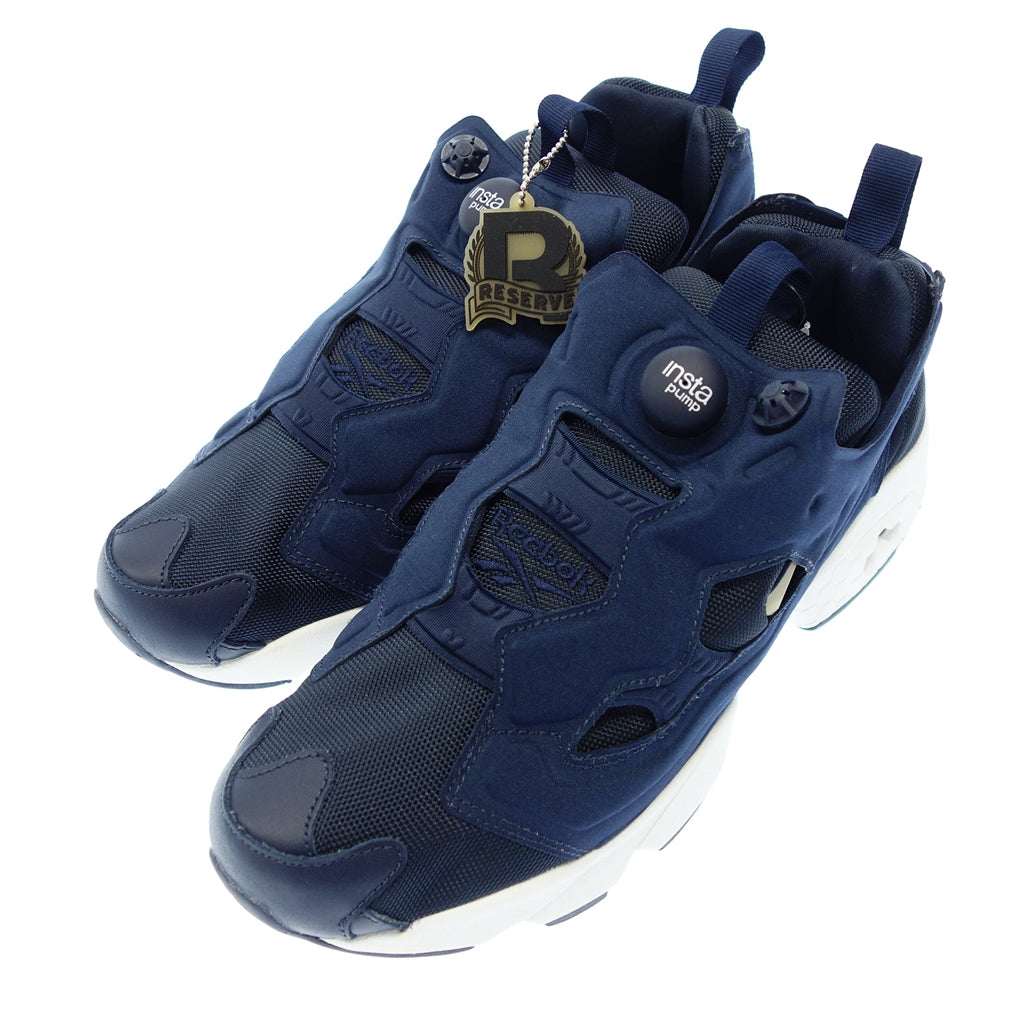 極美品◆リーボック ローカットスニーカー インスタポンプフューリー メンズ ネイビー系 サイズ28cm V65752 REEBOK INSTAPUMP FURY OG【AFD2】