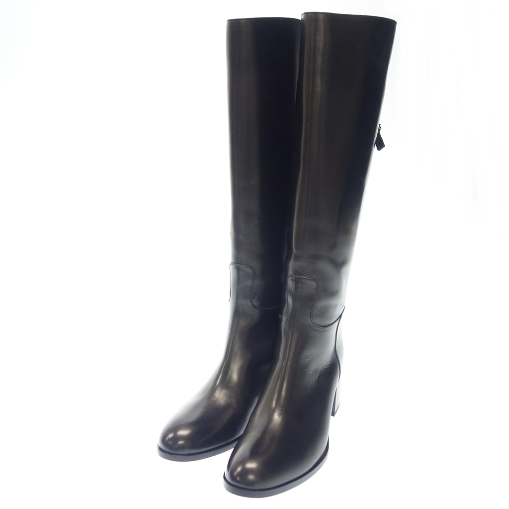 Good condition ◆ Sartre long boots SR2652 Women's Black Size 38 SARTORE [AFD12] 