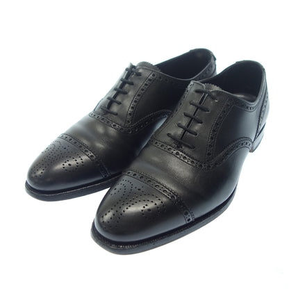 Used ◆ Crockett &amp; Jones Leather Shoes Semi Brogue Coventry COVENTRY Men's 6.5 Black Crockett &amp; Jones [LA] 