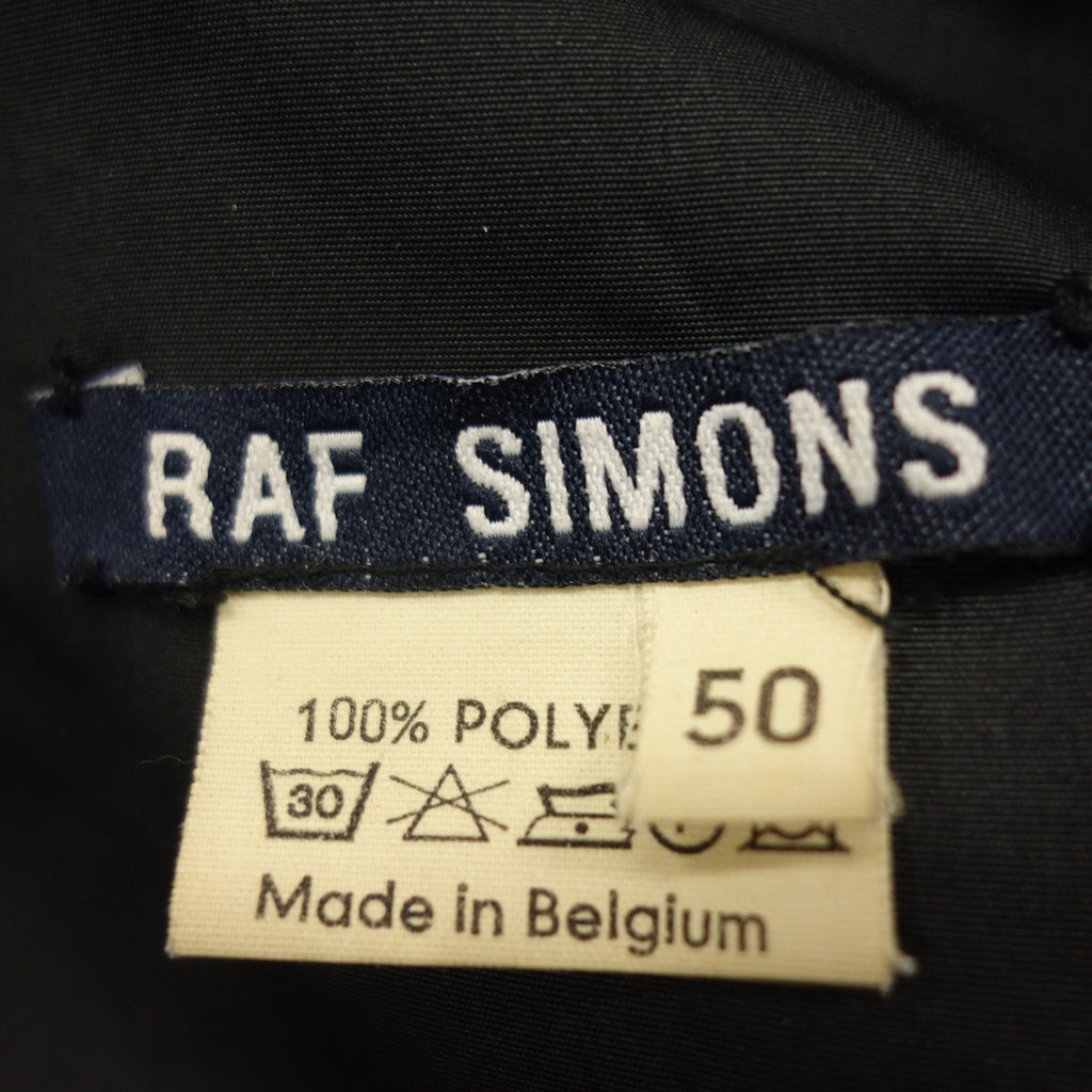 Good Condition◆Raf Simons Half Coat Lapel Archive Men's Black Size 50 RAF SIMONS [AFB4] 