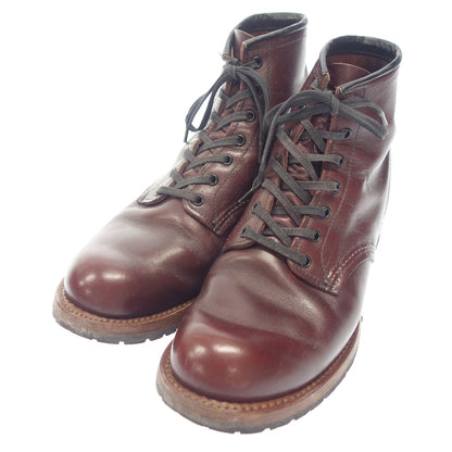 状况良好◆ 红翼皮鞋贝克曼靴子 9411 男式红棕色尺寸 26.5 厘米 REDWING [AFD2] 