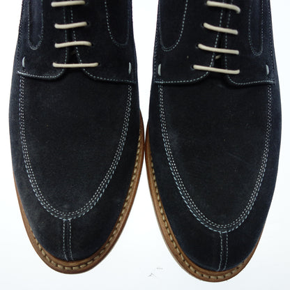 Very good condition ◆ Paraboots Leather Shoes Rousseau Men's 8 Navy PARABOOT [AFC9] 