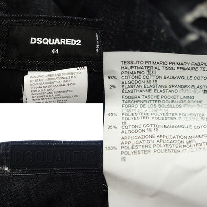 Used ◆D Squared Denim Pants Crash Repair Processed SKATER JEAN FRESH OUTOF SCOTUTS S74LB0336 Men's Black Size 44 DSQUARED2 [AFB48] 