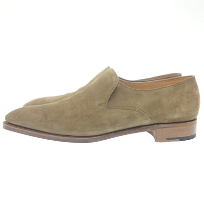 状况良好◆John Lobb 皮鞋乐福鞋 Elm 7000 Last 麂皮男士棕色尺码 UK8E JOHN LOBB ELM [LA] 