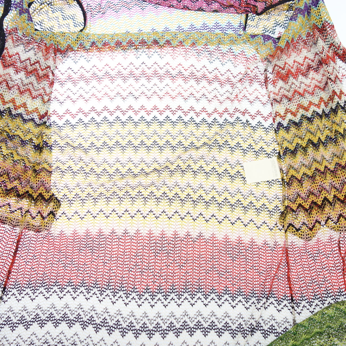 Good condition ◆ Missoni long cardigan polyester x rayon ladies multicolor size 40 MISSONI [AFB16] 