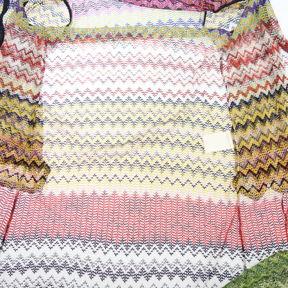 Good condition ◆ Missoni long cardigan polyester x rayon ladies multicolor size 40 MISSONI [AFB16] 