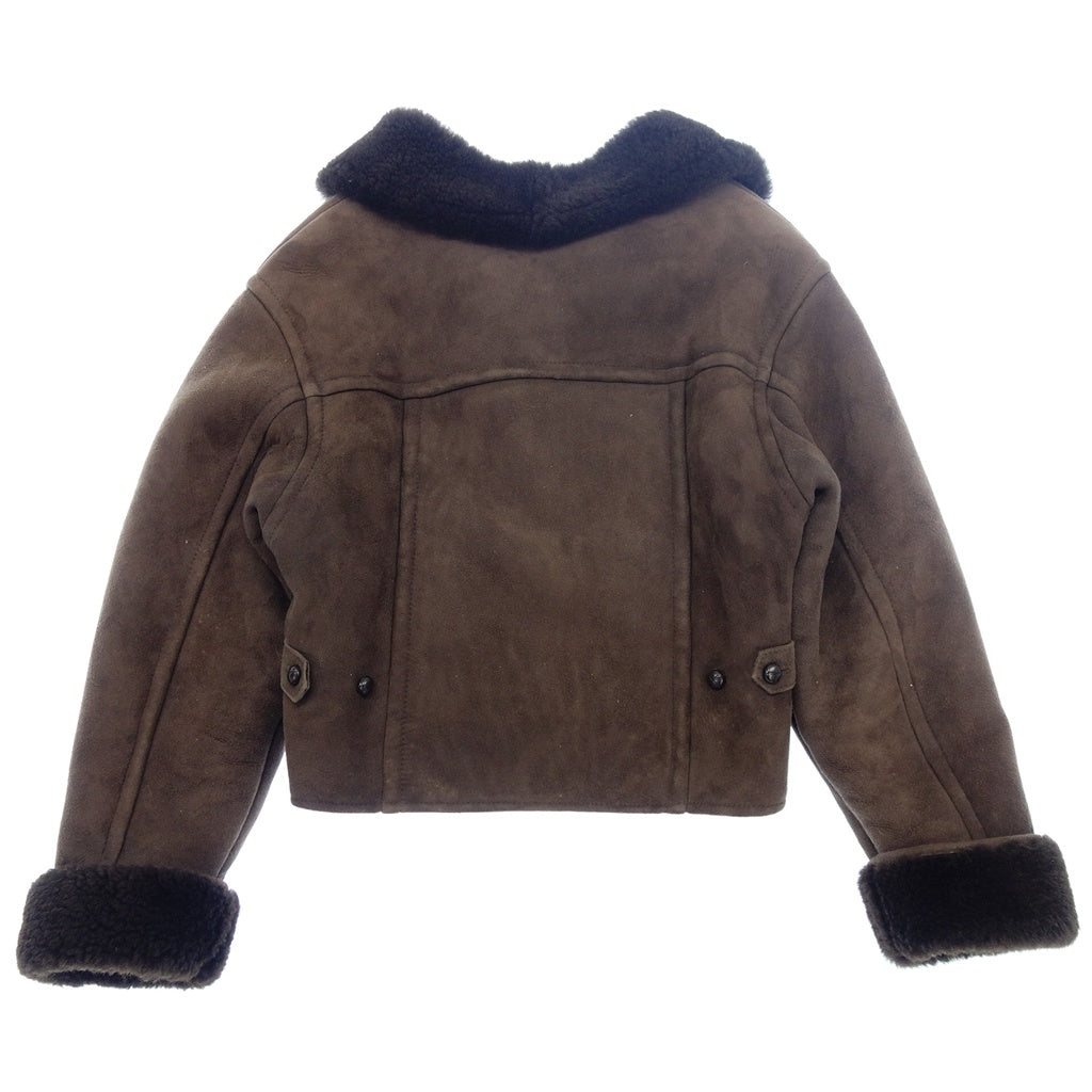 Good condition ◆ Margaret Howell Shearling Coat Size UK32 Women's Brown Lamb Leather Margaret Howell [AFF20] 