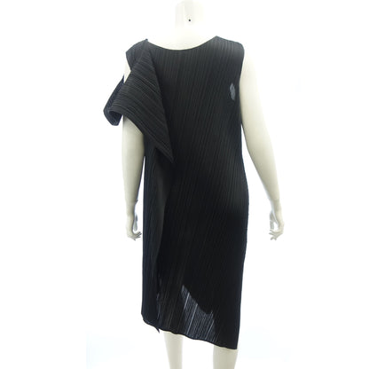 Good condition ◆ Pleats Please Long Dress P93-JH566 Women's Black Size 3 PLEATS PLEASE [AFB36] 