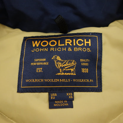 状况非常好 ◆ Woolrich 羽绒服北极派克大衣男式 XS 号海军蓝 WOOLRICH [AFA19] 