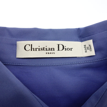 二手 ◆ Christian Dior 长袖衬衫 蜜蜂刺绣 011B65A3356 女式 蓝色 尺码 34 Christian Dior [AFB42] 