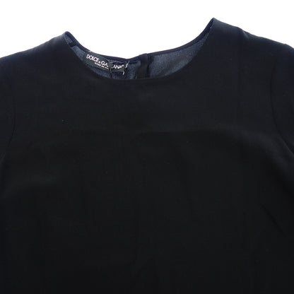 Good condition ◆Dolce &amp; Gabbana Blouse Bijou Rhinestone Women's Black Size 38 DOLCE&amp;GABBANA [AFB29] 