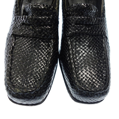 二手 JMWESTON 皮鞋 乐福鞋 鞋跟 漆皮 037 女式 4C 黑色 JMWESTON [AFC21] 