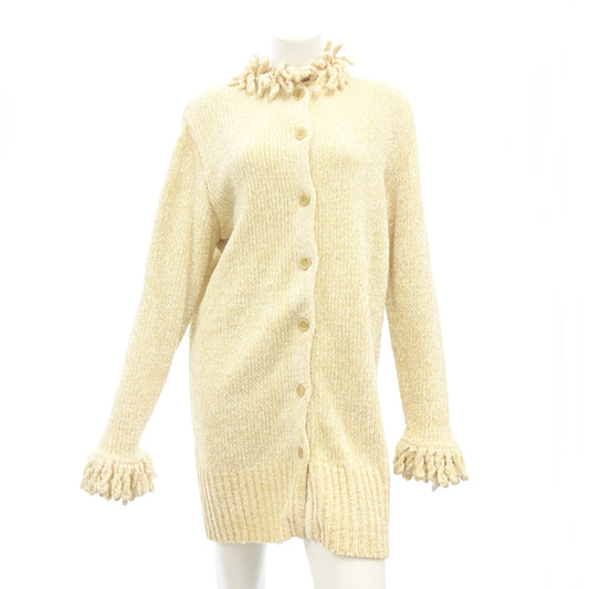 Very good condition ◆ Christian Dior long jacket cardigan ladies size M beige Christian Dior [AFB39] 