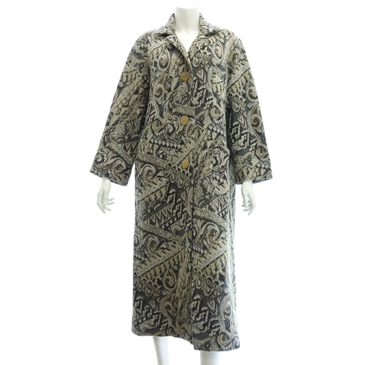 Good condition ◆ Missoni long coat all over pattern ladies M multicolor MISSONI [AFA6] 