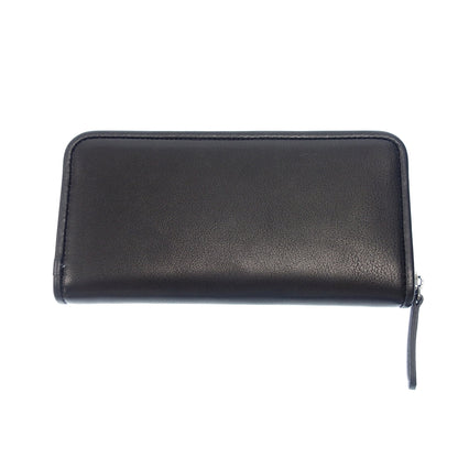 Like new◆Alt Leather Round Zip Long Wallet Black Alt81 [AFI11] 